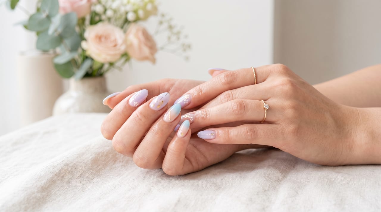 Идеи маникюра нейросетью - примерка дизайна ногтей по фото своих рук